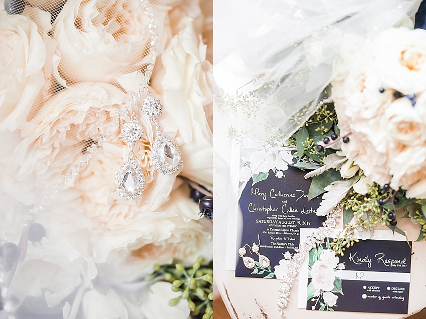 Bride Details, Wedding Invitation, Bouquet