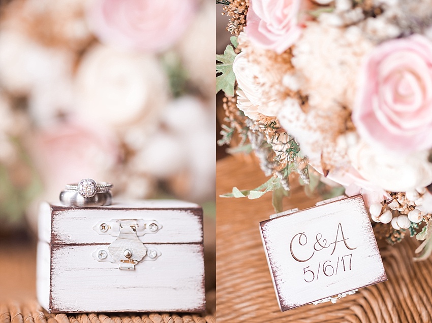 Diamond Engagement Ring, Wooden Ring Box, Bride, Groom, Wedding Date